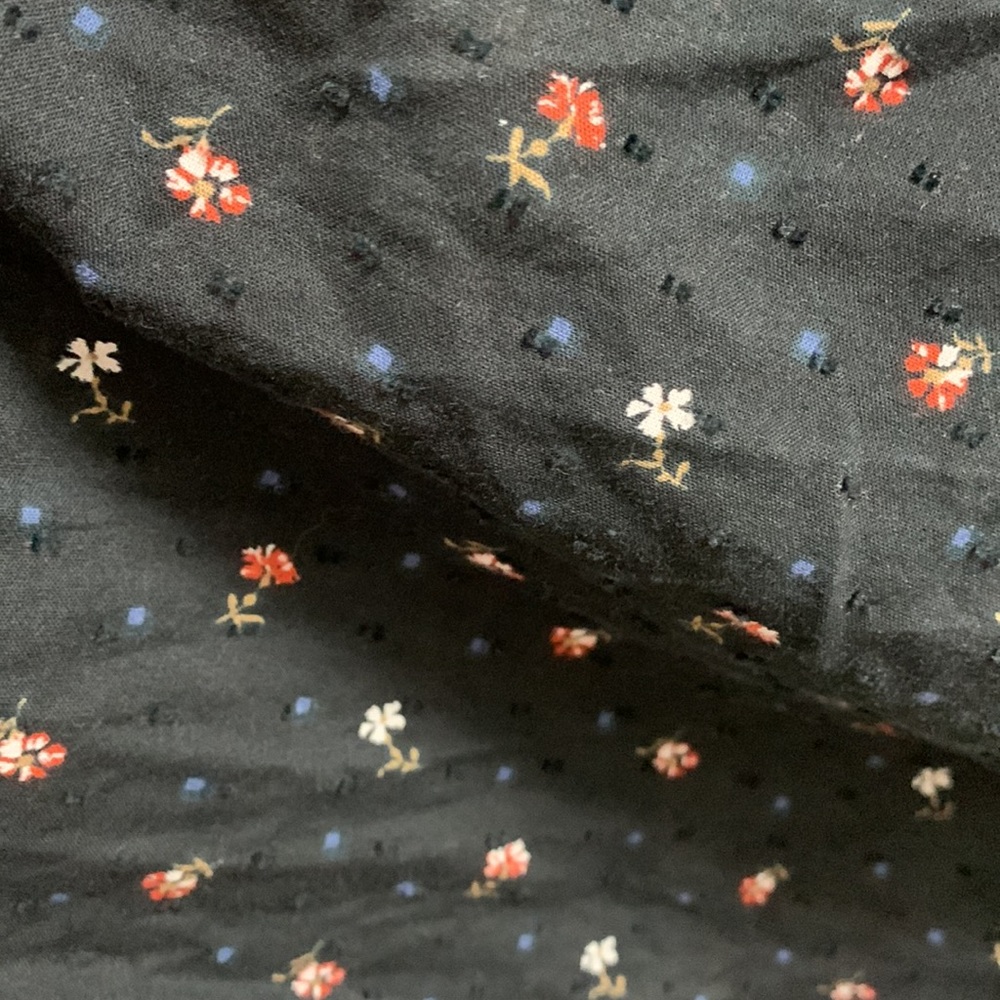 Madewell Floral Wrap Top sz S - Picture 4 of 4